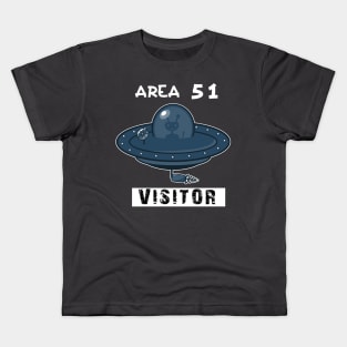 area 51 shirt visitor Kids T-Shirt